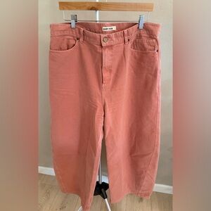 Rudy Jude Size 7 Women's Straight Leg Jeans in Coral